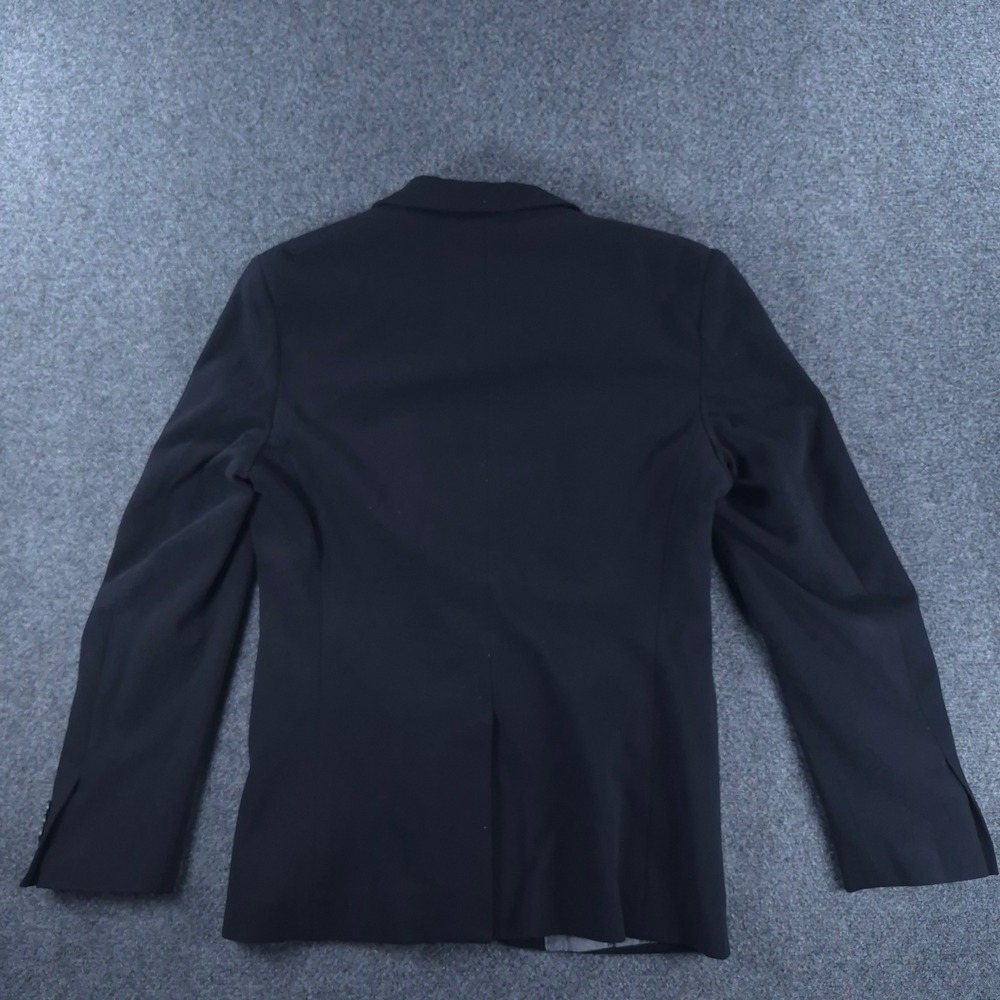 Banana Republic Mens 40 Tailored Fit Black Cotton Blazer Sport Coat Jacket - Picture 3 of 14